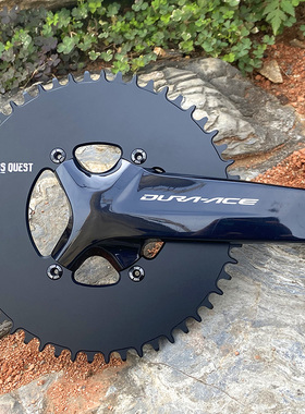 R7000 R8000 DA9100高强度PASS QUEST公路车正负齿单盘封闭牙盘