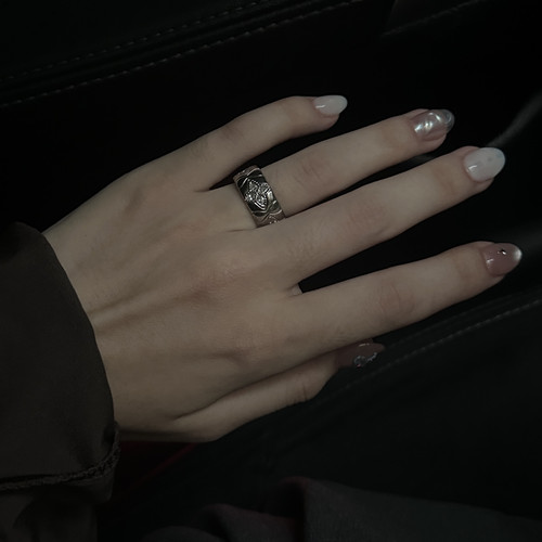 小众戒指JollyMolly925银重工