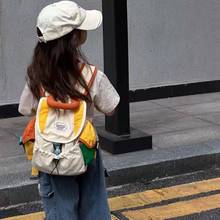 儿童超轻幼儿园宝宝书包韩系新款撞色女孩出游研学包男童双肩背包