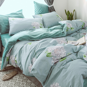 法莱绒四件套珊瑚绒全棉ab面纯棉加厚水晶绒1.8m秋冬简约双人2m床