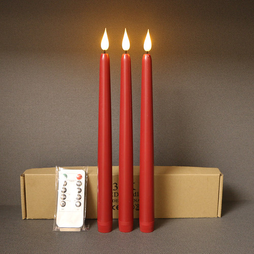 红色遥控水滴头led电子长杆蜡灯