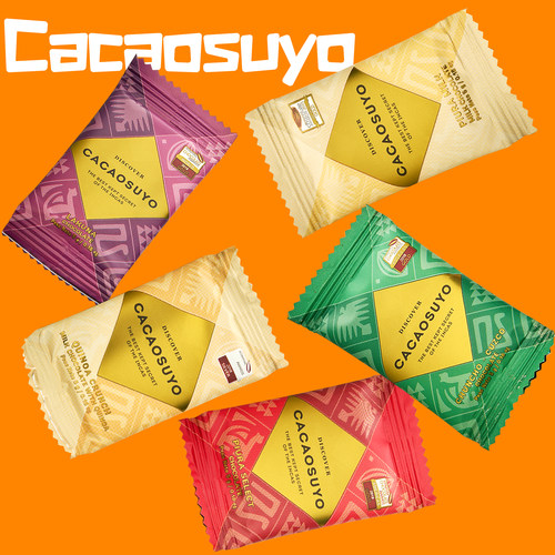 秘鲁进口Cacaosuyo纯黑巧克力小片牛奶丝滑金奖散装零食纯可可脂