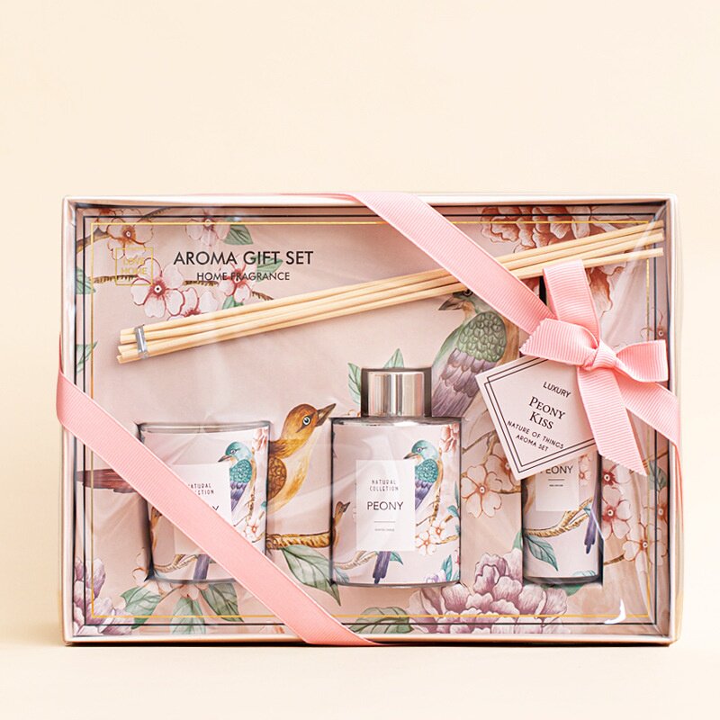 香薰蜡烛套装伴手礼女伴娘结婚婚礼送宾客香薰喷雾香水回礼感礼盒
