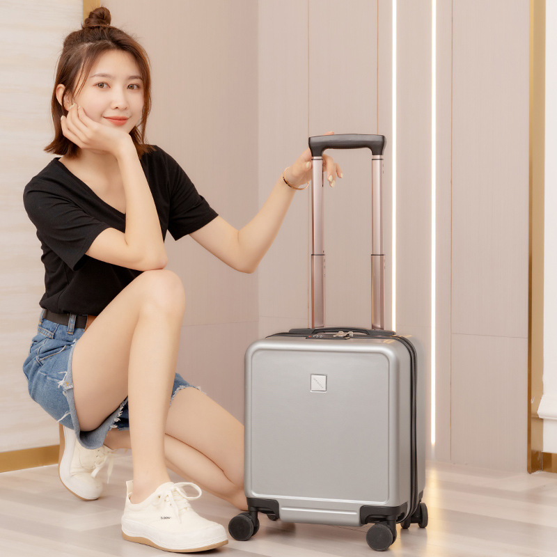 迷你航空行李箱男女14寸小型拉杆登机密码旅行拖运箱可印