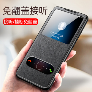 适用华为nova9手机壳nova9pro翻盖式皮套nove9se全包防摔超薄磨砂hinova9防摔套男后壳高端曲面屏外壳商务