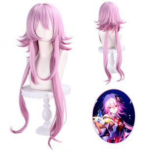 漂流假发 长夜月COS假发粉色渐变头皮顶毛胚SP三月七崩坏星穹铁道