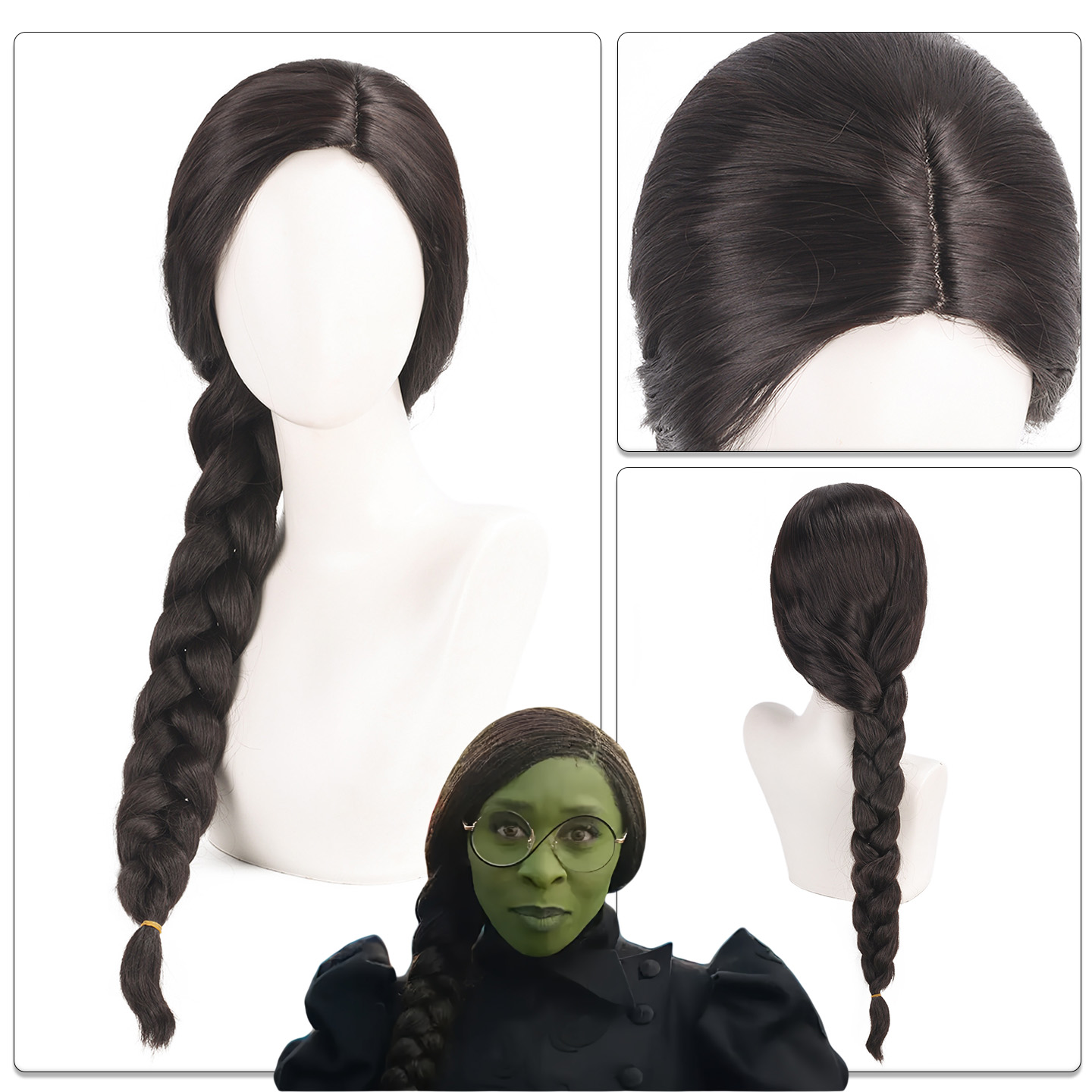 魔法坏女巫艾芙芭COSPLAY假发