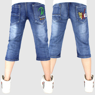 中裤 五分裤 短裤 男童七分裤 子薄款 男孩马裤 中大童男孩裤 2023夏新款