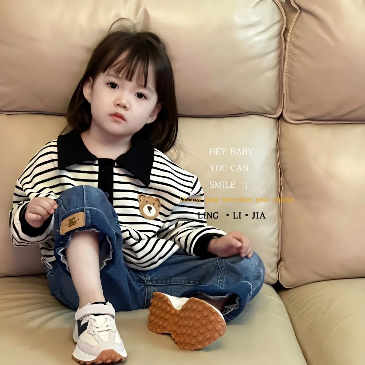 儿童打底衫春秋条纹套头卫衣2023秋装短款洋气可爱宽松韩版休闲潮,童装/婴儿装/亲子装,儿童POLO衫,淘宝优惠券,粉丝福利购,淘宝优惠卷