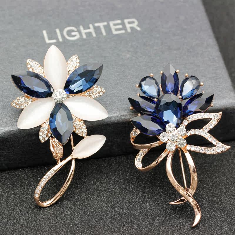 Broche femme en Zircon diamant - Ref 1177984 Image 3