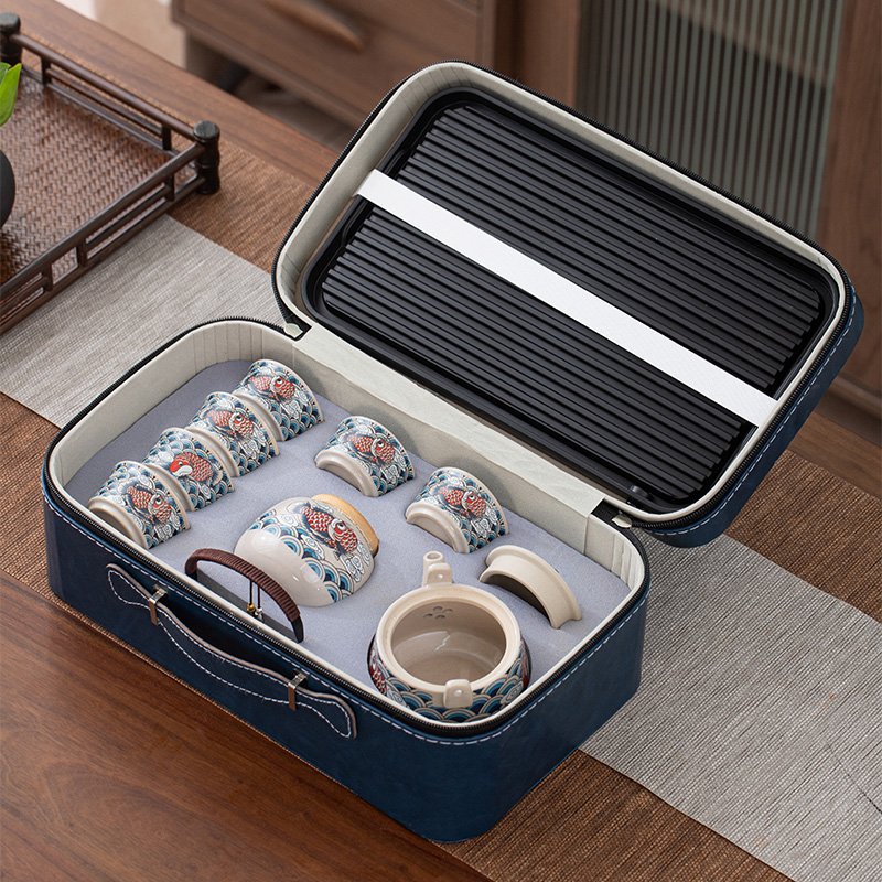 旅行功夫茶具套装户外泡茶壶