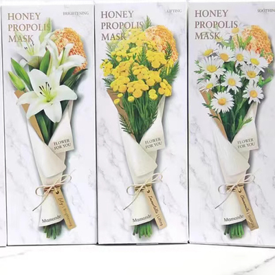 梦妆官方店正品花语蜜意面膜化妆品鲜花焕亮净透补水保湿水润盒装