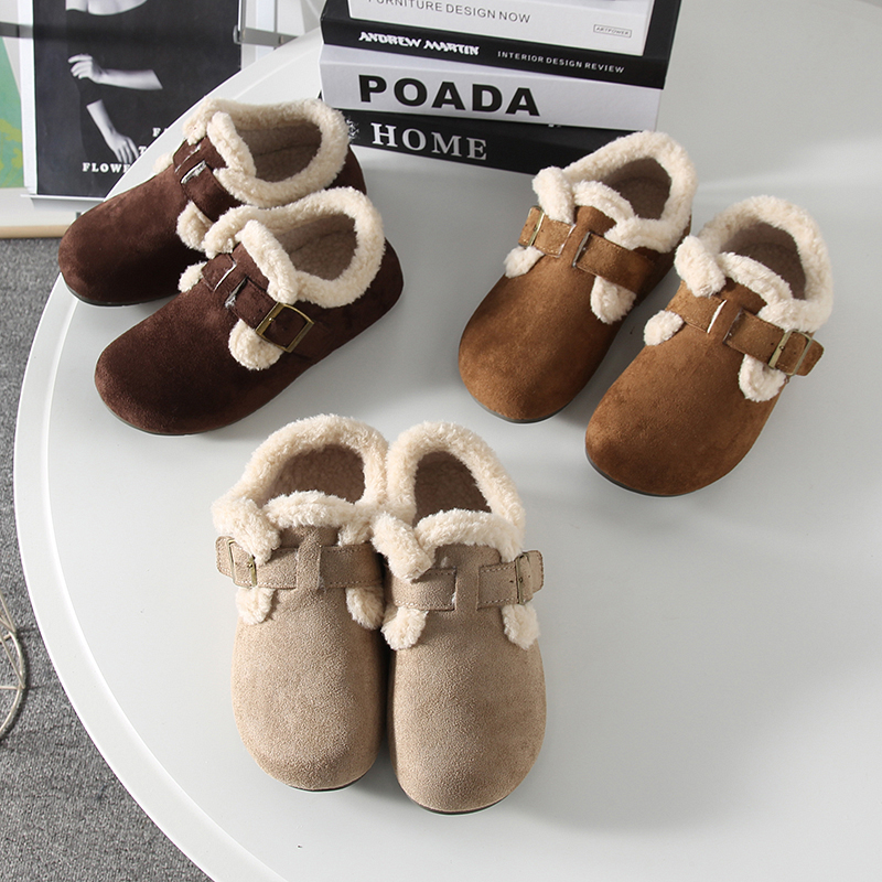 小土豆加绒勃肯鞋冬季保暖雪地靴