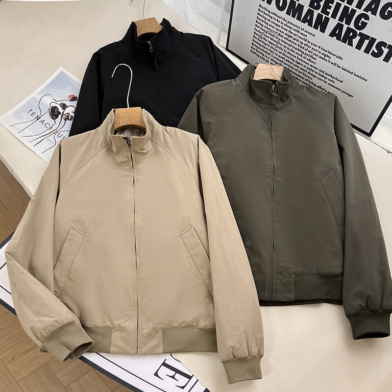 大厂订单！男女同款哈灵顿茄克休闲风立领夹克春季拉链短外套宽松,女装/女士精品,短外套,淘宝优惠券,粉丝福利购,淘宝优惠卷
