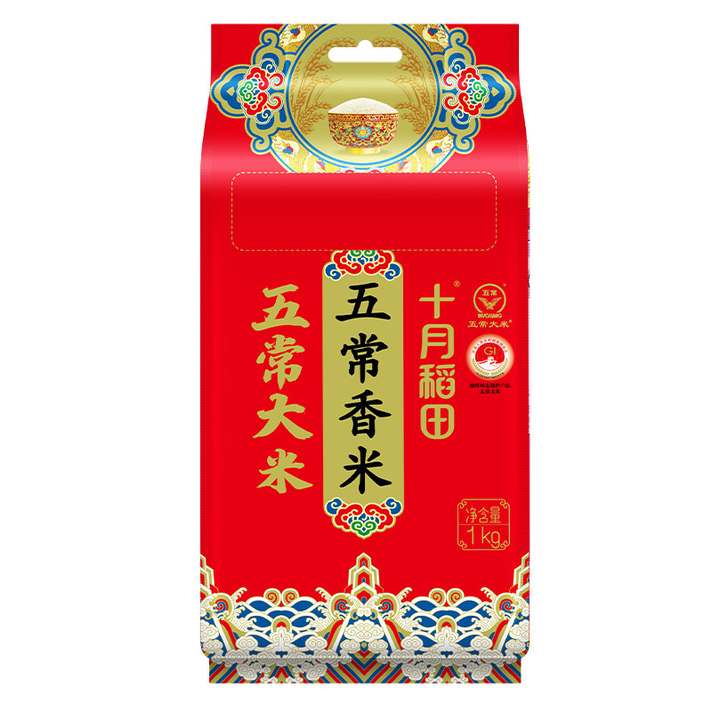 十月稻田五常大米五常香米1kg图片