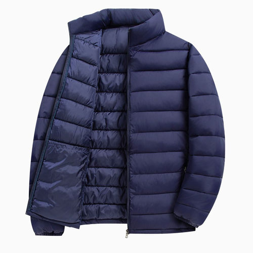 棉服男款爸爸装2025新款中老年棉衣轻薄款冬季外套连帽棉袄保暖