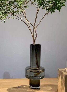 马醉木吊钟玻璃花瓶餐桌客厅花艺
