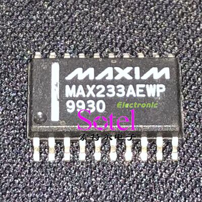 MAX233AEWP MAXIM SSOP20【索特尔电子芯片商城】原装可直拍