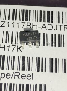 AZ1117BH-ADJTRE1 Diodes SOT223丝印EH17K原装可直拍
