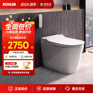 科勒星逸全自动智能一体马桶坐便器座圈加热自动翻盖马桶