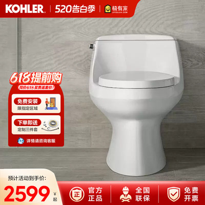 家用经典款卫生间马桶科勒