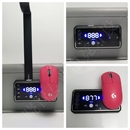 定制USB3.0电竞网咖网吧电脑桌面开关鼠标磁吸充电耳机支架装 风道