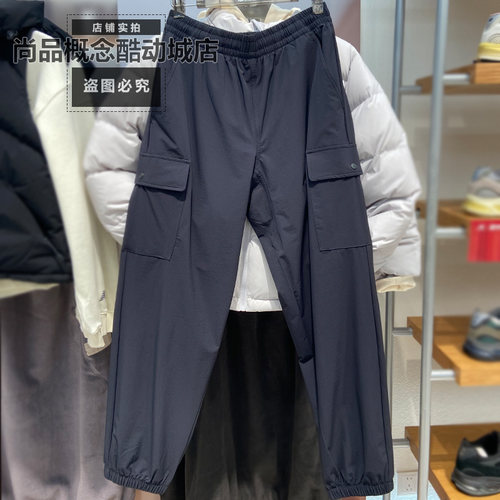 New Balance NB冬季男女同款简约工装标准版型束脚裤AMP53556