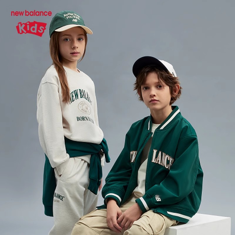 New Balance NB童装男女儿童款新款棒球服梭织夹克外套ND7AF1E013