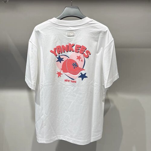 MLB夏季男女同款刺绣运动T恤