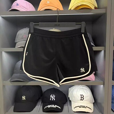 MLB夏季女款透气显高跑步热裤