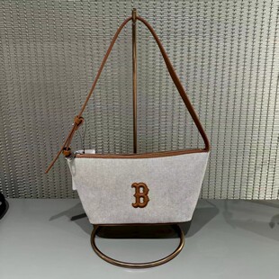 MLB男女款休闲时尚大LOGO可调节NY单肩手提腋下包斜挎包3ABQBC15N