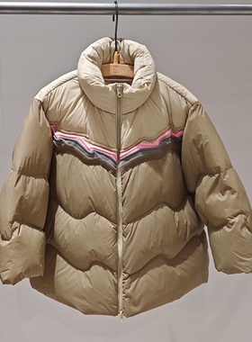 jnbybyjnby江南布衣冬季男女童童装拼接中长款羽绒服1PAC13010