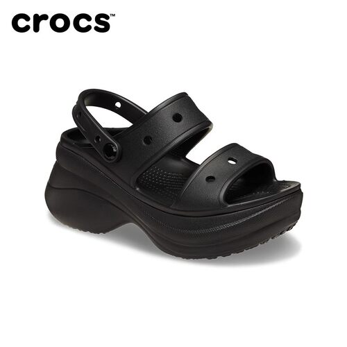 Crocs卡骆驰复古小鲸鱼凉鞋厚底凉鞋外穿坡跟鞋女鞋206749