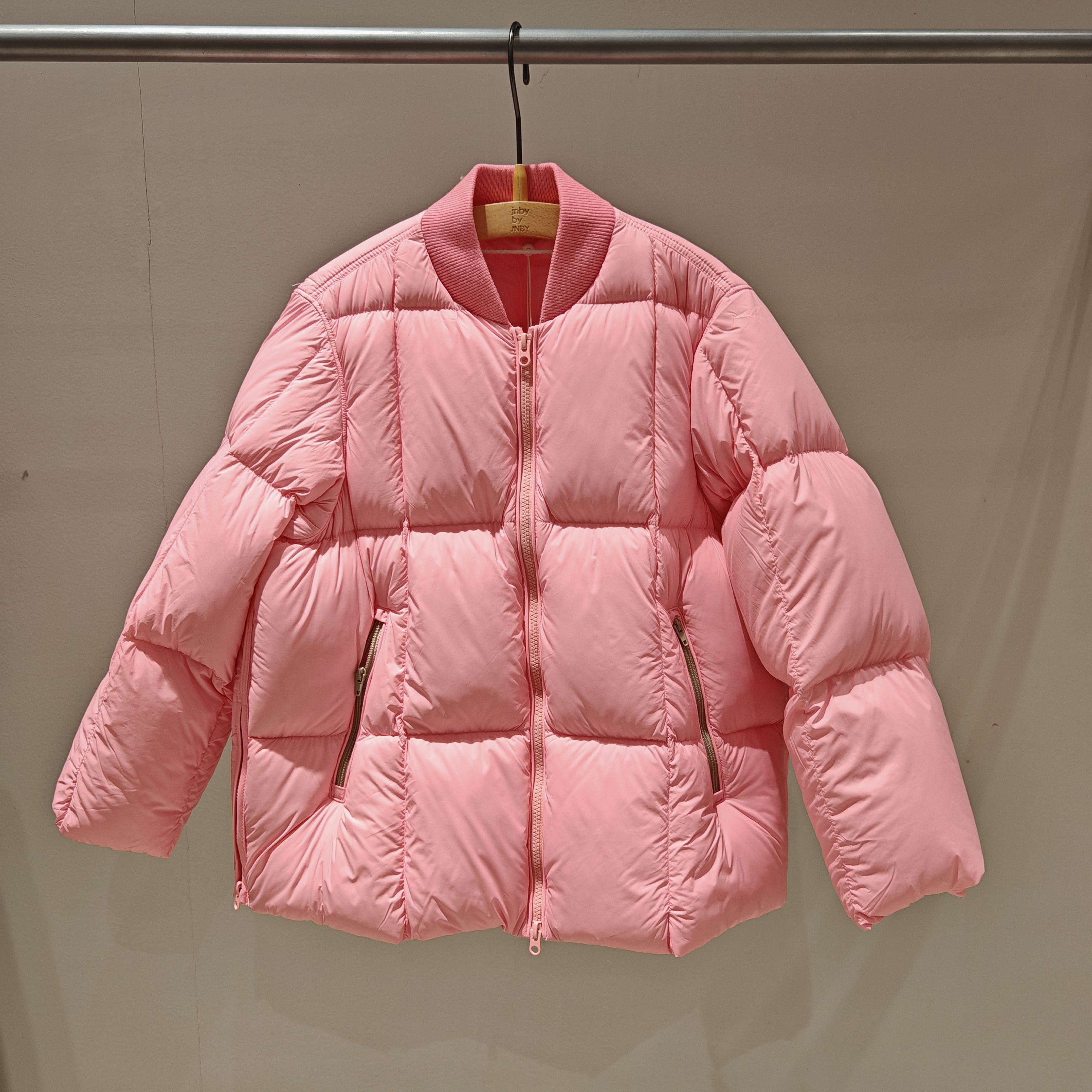 jnbybyjnby江南布衣冬季男女童童装A型宽松短款羽绒服1PAC12290