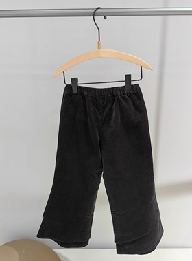 jnbybyjnby江南布衣冬季女童童装灯芯绒喇叭休闲长裤1P0E11810
