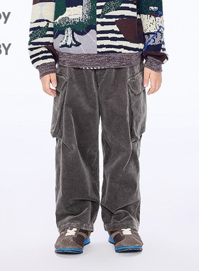 jnbybyjnby江南布衣秋季男童童装长裤宽松工装裤1P9E13210