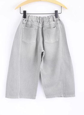 jnbybyjnby江南布衣冬季男女童童装水洗宽松牛仔长裤1P7E12411