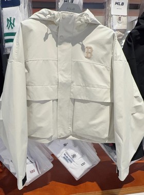 MLB秋季女款NY运动休闲防风开衫连帽夹克外套3FWJB0154