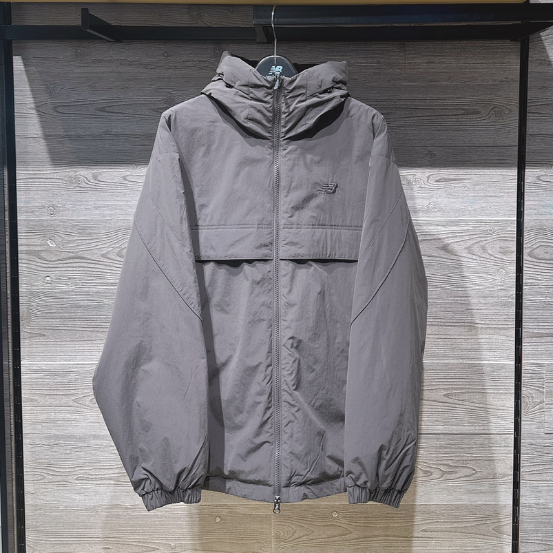 New Balance NB秋冬季男女同款保暖棉服运动休闲连帽外套NQF41341