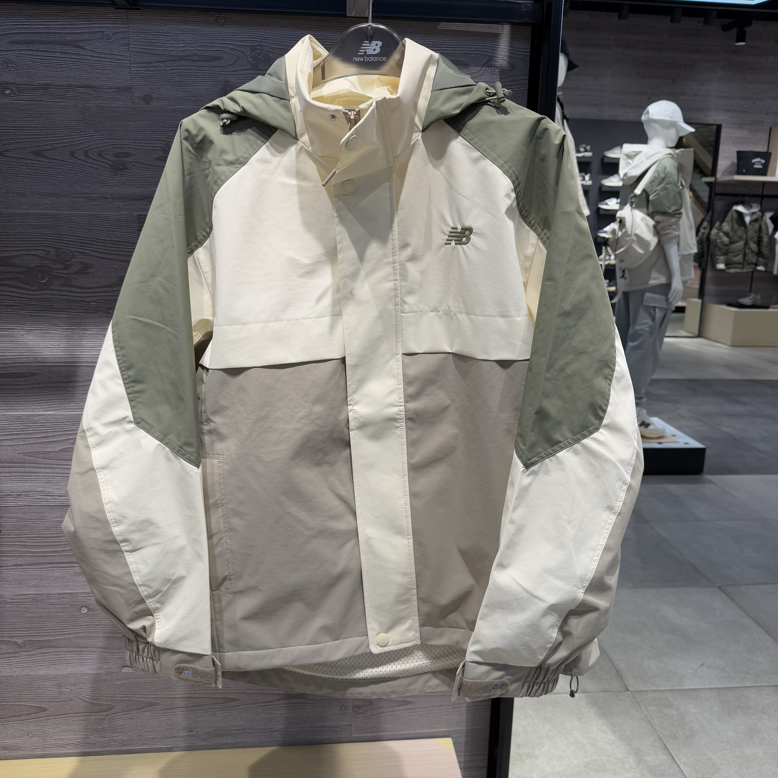 NEW BALANCE NB春季款男女同款运动休闲防风夹克休闲外套AMJ51310