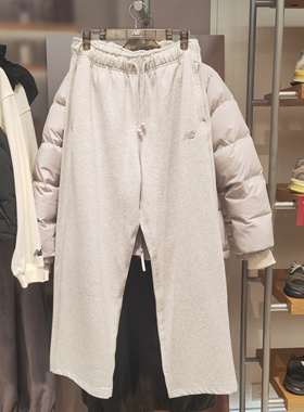 New Balance NB秋冬男子简约运动休闲长裤宽松潮流直筒裤AMP53504