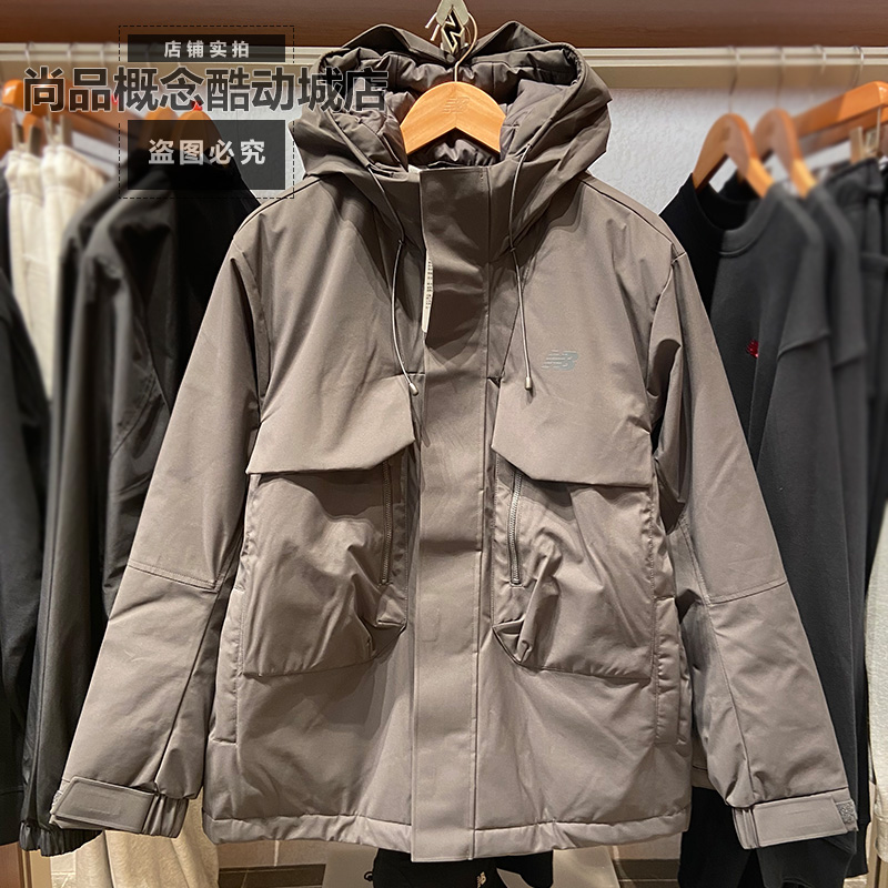 New Balance NB冬季男女同款休闲保暖防风工装羽绒服外套AMJ54307