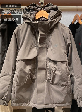 New Balance NB冬季男女同款休闲保暖防风工装羽绒服外套AMJ54307