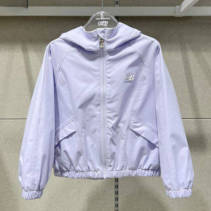 New Balance NB新款童装女童休闲运动时尚舒适连帽外套ND7AF14152