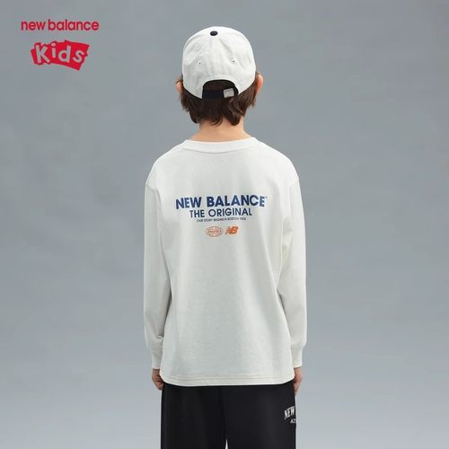 New Balance NB童装男女童春新款舒适运动休闲长袖T恤 ND7DF1E073