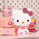 三丽鸥联名HelloKitty小夜灯拍拍灯硅胶解压usb充电儿童可爱超萌桌面摆件创意卧室床头灯女生生日礼物送朋友