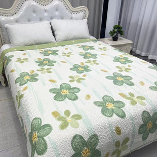 定制双面纯棉斜纹儿童床盖榻榻米宿舍单人床盖家用踏踏米四季通用