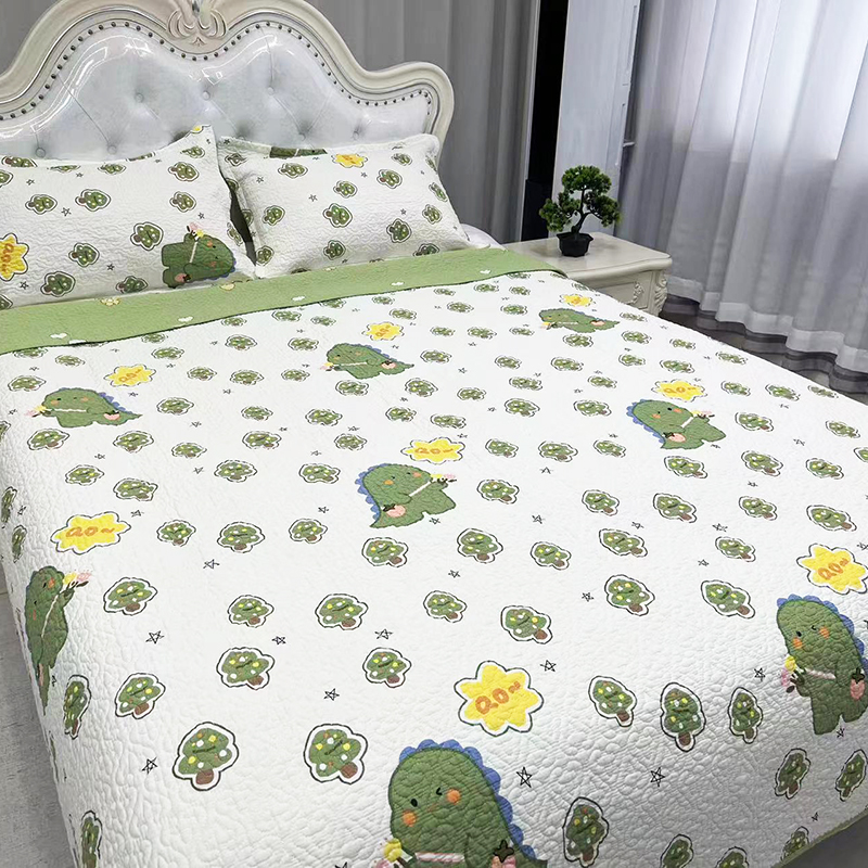 纯棉床盖三件套榻榻米全棉床单