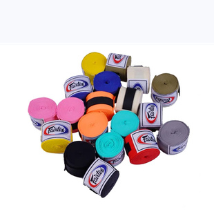 Fairtex菲泰绑带原装进口缠手带 泰拳搏击散打绷带 训练比赛护腕