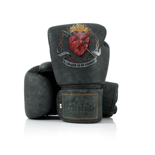 Fairtex 菲泰拳套 拳击搏击散打格斗训练拳套 战士之心拳击手套